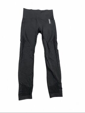 Gymshark Seamless High Waisted Cropped Leggings Charcoal Gray XS/S